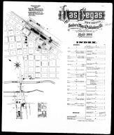 Index Map and Street Index, Las Vegas 1886